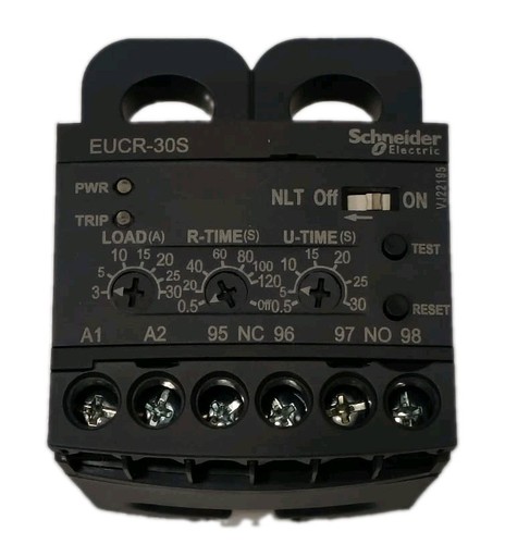 SCHNEIDER ELECTRIC EUCR-30S ELECTRONIC UNDERCURRENT RELAY Motor Protection 3to30