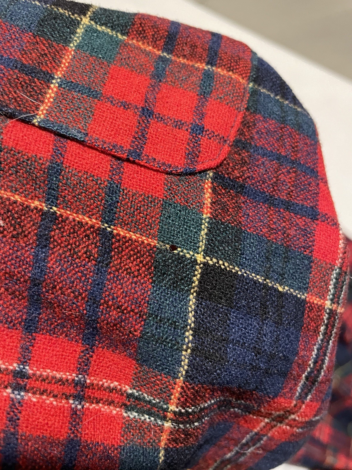 Pendleton Wool Robe Mens Large Red McPherson Red … - image 8