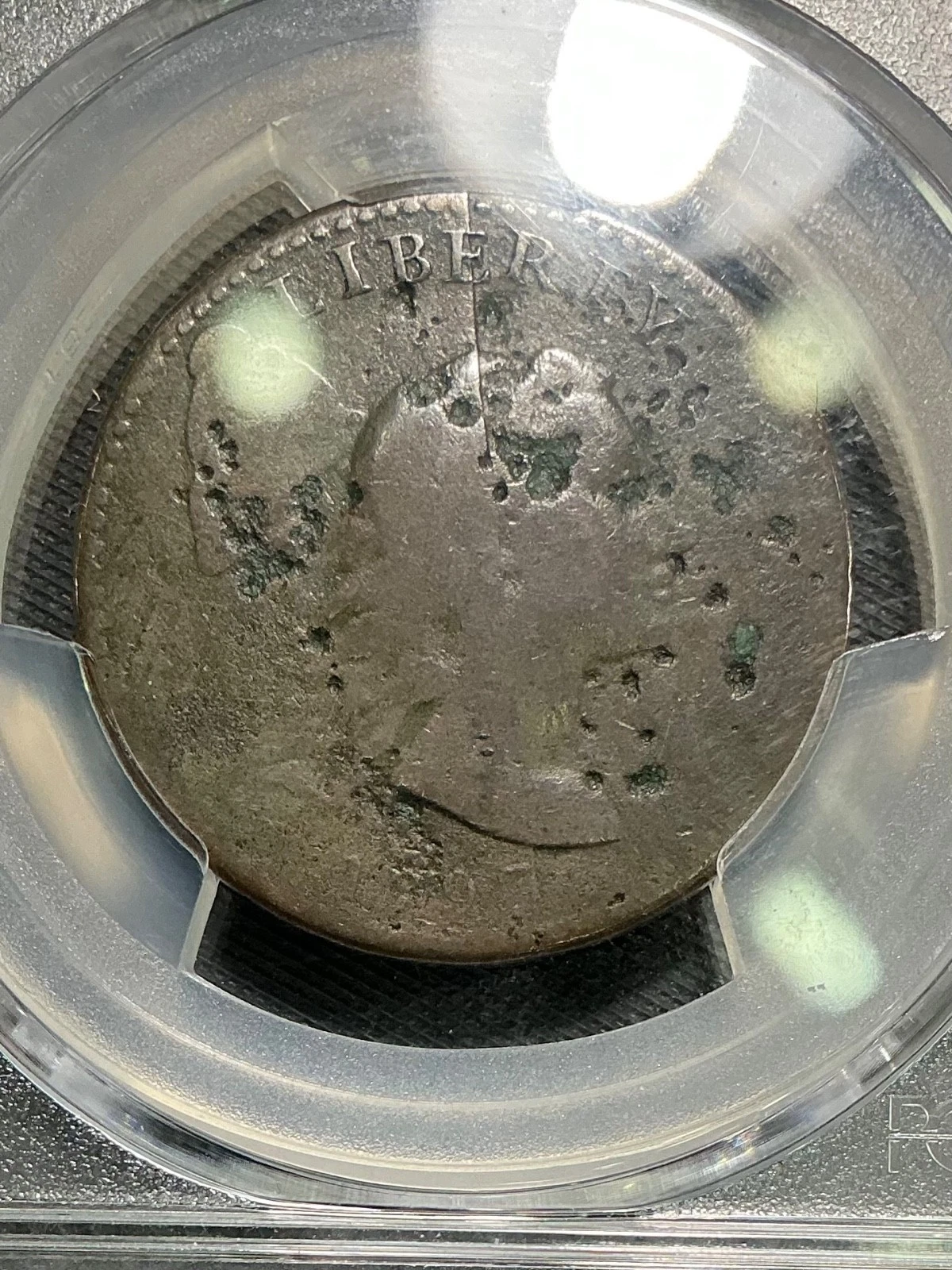 PCGS VG DETAILS 1793 LIBERTY CAP LARGE CENT S-14 VERY RARE DATE AND VARIETY