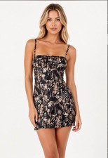 Kerri Mini Dress in Midnight Combo Free people dress New with tags size Sm