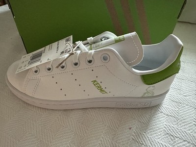 Kids Stan Smith J Kermit The Frog Disney Adidas Shoes Size 3.5