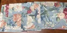 Set of 8 Floral Cotton Napkins Multi Color Flowers 17”x17” Cotton Great Cond. — photo 1