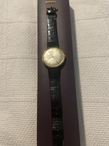 patek philippe mens 18k gold watch calatrava