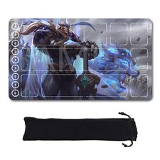 Garen - Alfombra de juego League Of Legends Riftbound 24x14 pulgadas + Bolsa de almacenamiento gratuita
