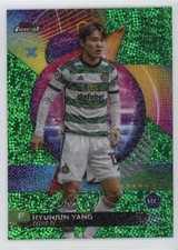 2023 Finest UEFA Club Competitions Green Speckle Refractor Hyun-Jun Yang #9 1p5