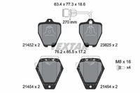 Bremsbelagsatz FÜR Audi A8 D2 (4D2, 4D8), Audi A6 C4 (4A2) - Textar 2145201