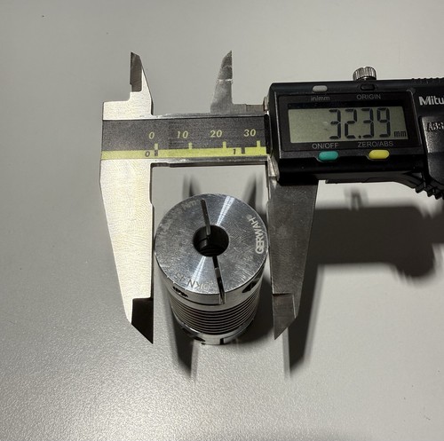 Gerwah DKN 45 Metallbalgkupplung DKN 45/50 50mm L 32mm Durchmesser 10 mm / 16 mm Bohrung - Bild 4 von 7