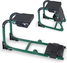 Garden Kneeler and Seat, Ergonomic 2-in-1 Foldable Knee Seat, Gardening Stool wi