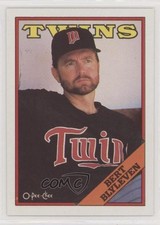 1988 O-Pee-Chee Blank Back Bert Blyleven #295 HOF 0w7