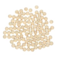 100 StüCk Runde Holzkugel Zum Basteln, Unlackierte Holzkugel FüR Diy-Projekt,