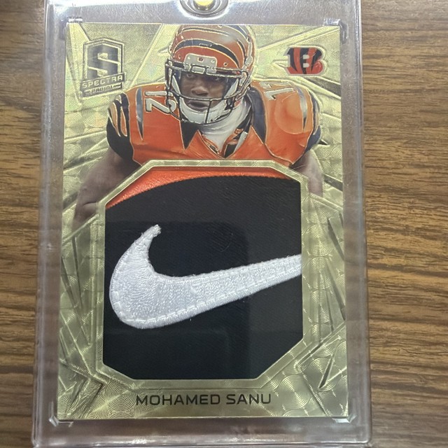 2015 Spectra Immense Materials Mohamed Sanu Nike Swoosh 1 of 1 🔥🔥🔥