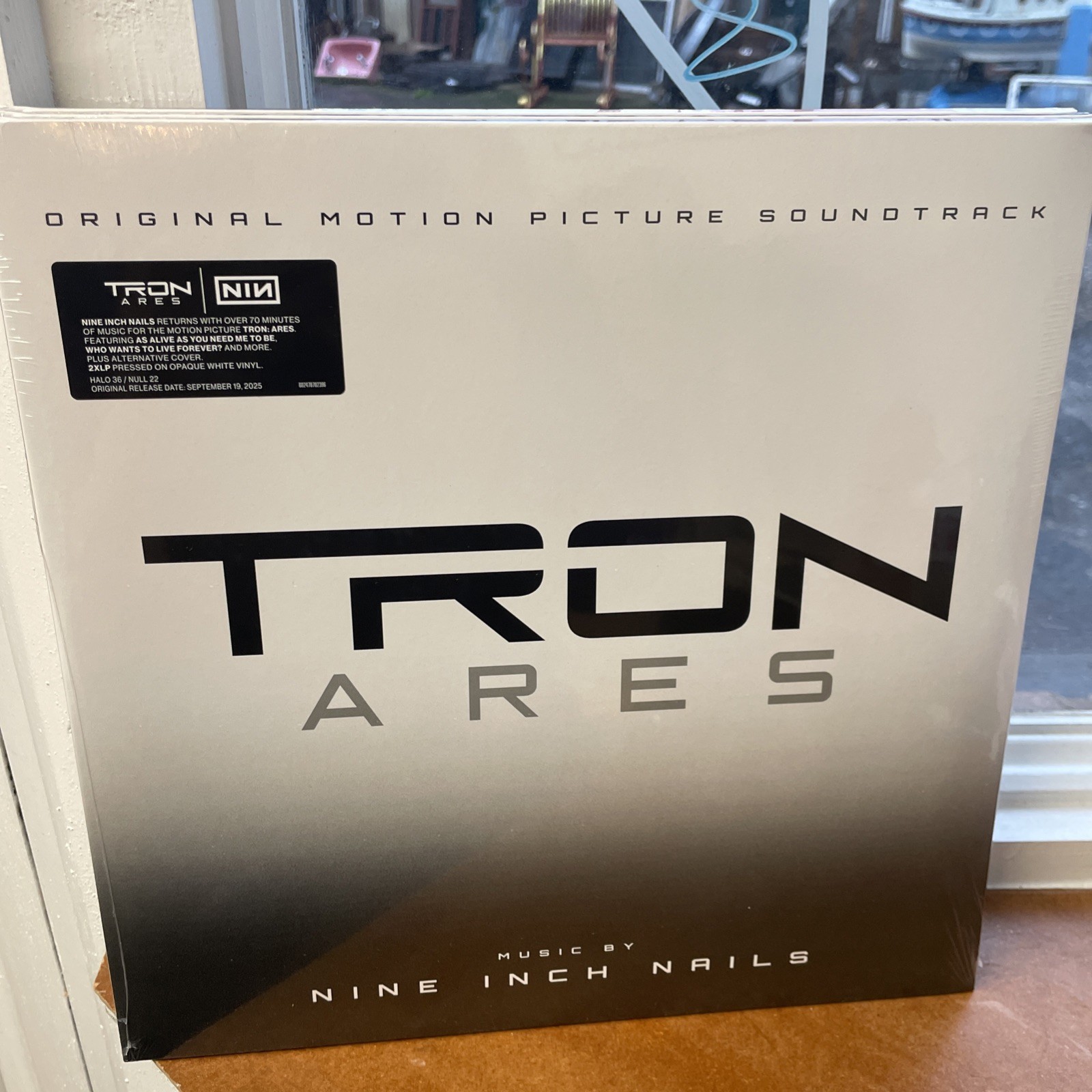 Tron: Ares Soundtrack - Nine Inch Nails 2x White Vinyl LP (New)