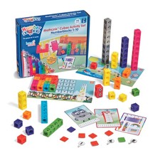 hand2mind MathLink Cubes Numberblocks 1-10 Activity Set, 30 Preschool Learning A