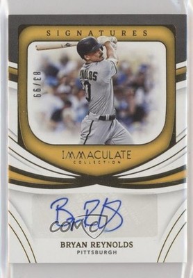 2022 Panini Immaculate Signatures 83/99 Bryan Reynolds #IS-RE Auto 3hd