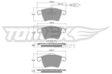 TX 13-931 BRAKE PAD SET, DISC BRAKE FITS VW CALIFORNIA T5 CAMPER 1.9 TDI