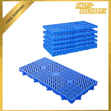 Plastic Pallet 6pcs Breathable Grid Ventilation Supportive Load up to 4500lb