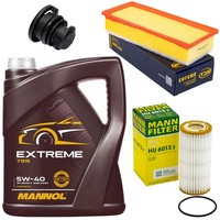 MotoröL Filter Set 5W-40 5 Liter + ÖLablassschraube FüR Audi A4 A5 1.8 2.0 Tfsi