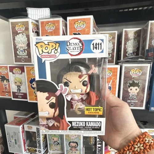 Funko Pop! Demon Slayer Nezuko Kamado #1411 Hot Topic Exclusive Vinyl Figure