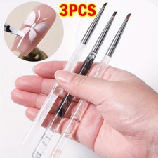 3 PCS Nail Art Design Dotting Painting Drawing Polish Brush Pen Tools Acrylic
