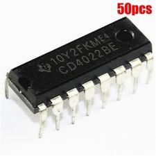 50Pcs CD4022 DIP16 Ti Cmos Counter Dividers DIP-16 CD4022BE New Ic wk