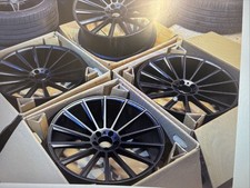 4x 22" TURBINE Alloy Wheels fit Mercedes GLS GLC Coupe 5x112 Audi A8 Matt Black