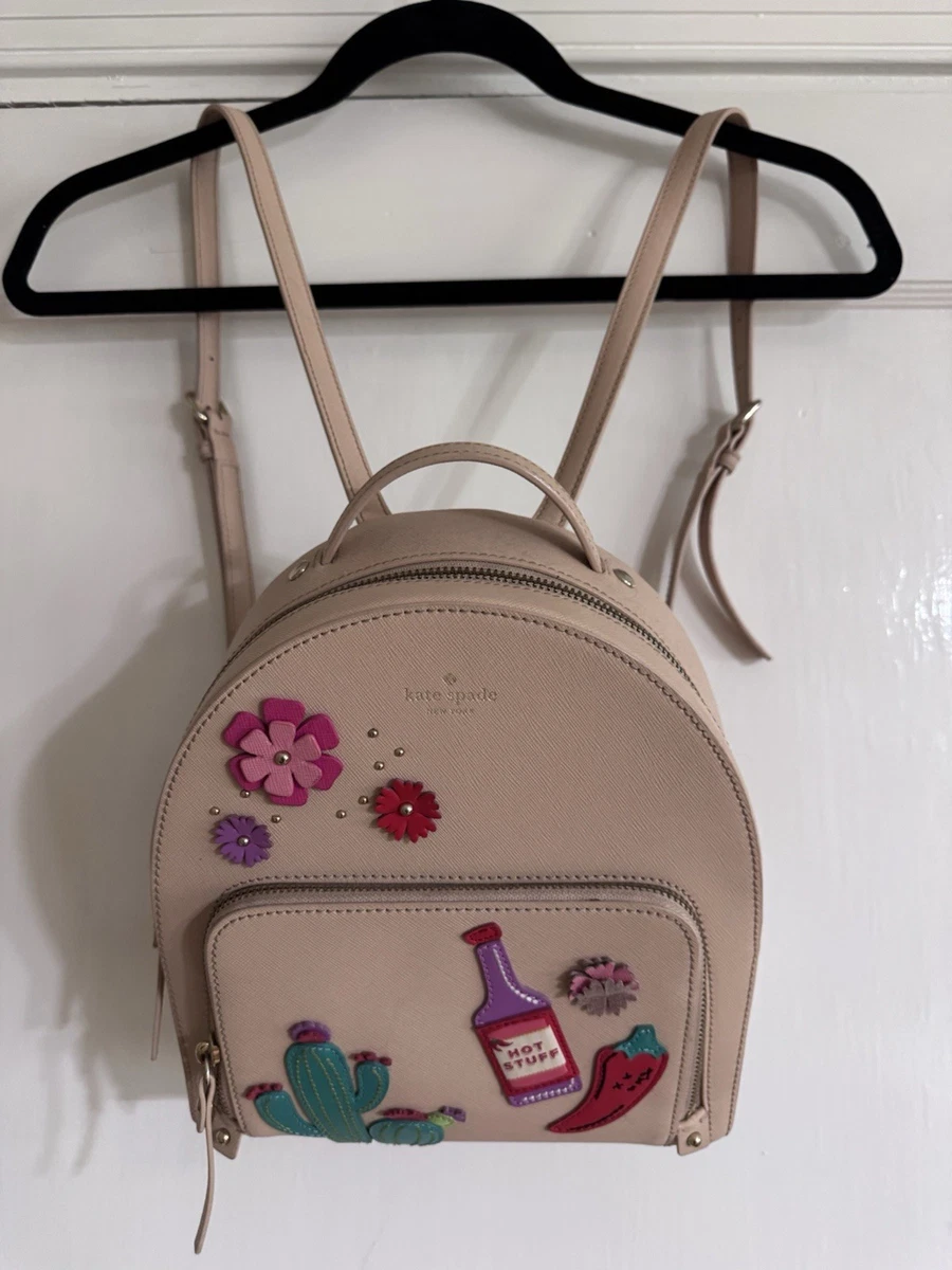 kate spade mini backpack trapezoid New York Chelsea Orange Toss adding a touch of fun and whimsy to your outfit Kate Spade Natalia Mini Convertible