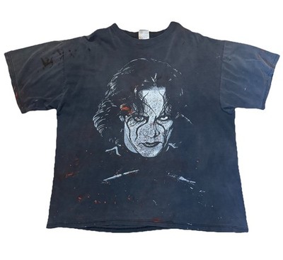 Vintage 90s WCW STING Black T-shirt Wrestling WWF NWO Size 2XL ART