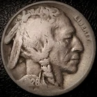 1926 S Buffalo Nickel - VG/Fine Reverse - 5C