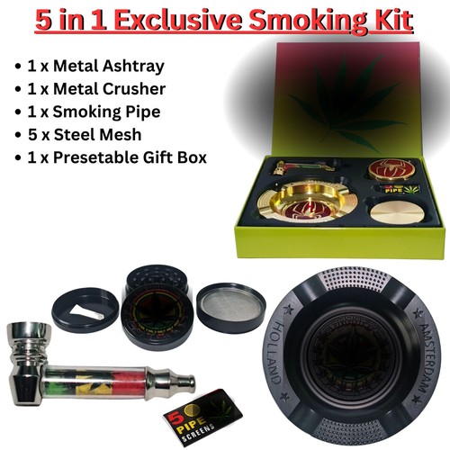 Smoking Kit Sets, Rolling Papers, Tray, Filters, Storage Case, Cone Holder, Tips - Picture 107 of 112