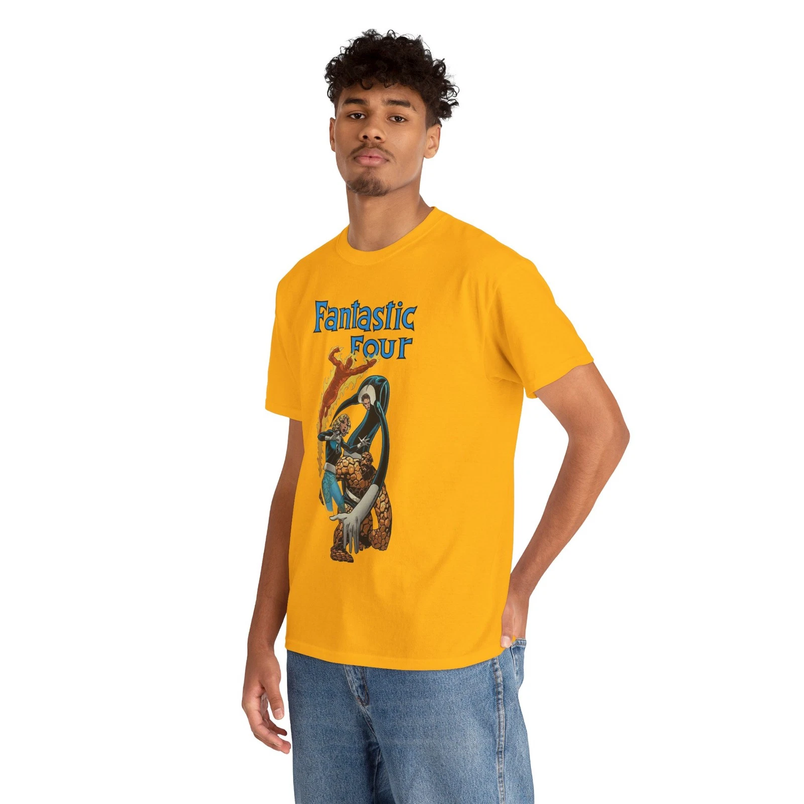 Fantastic Four T-Shirt - John Byrne Art - Thing, Reed Richards - Marvel Comics