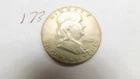 FRANKLIN HALF DOLLAR, 1962-D,  90% SILVER, ---- 173