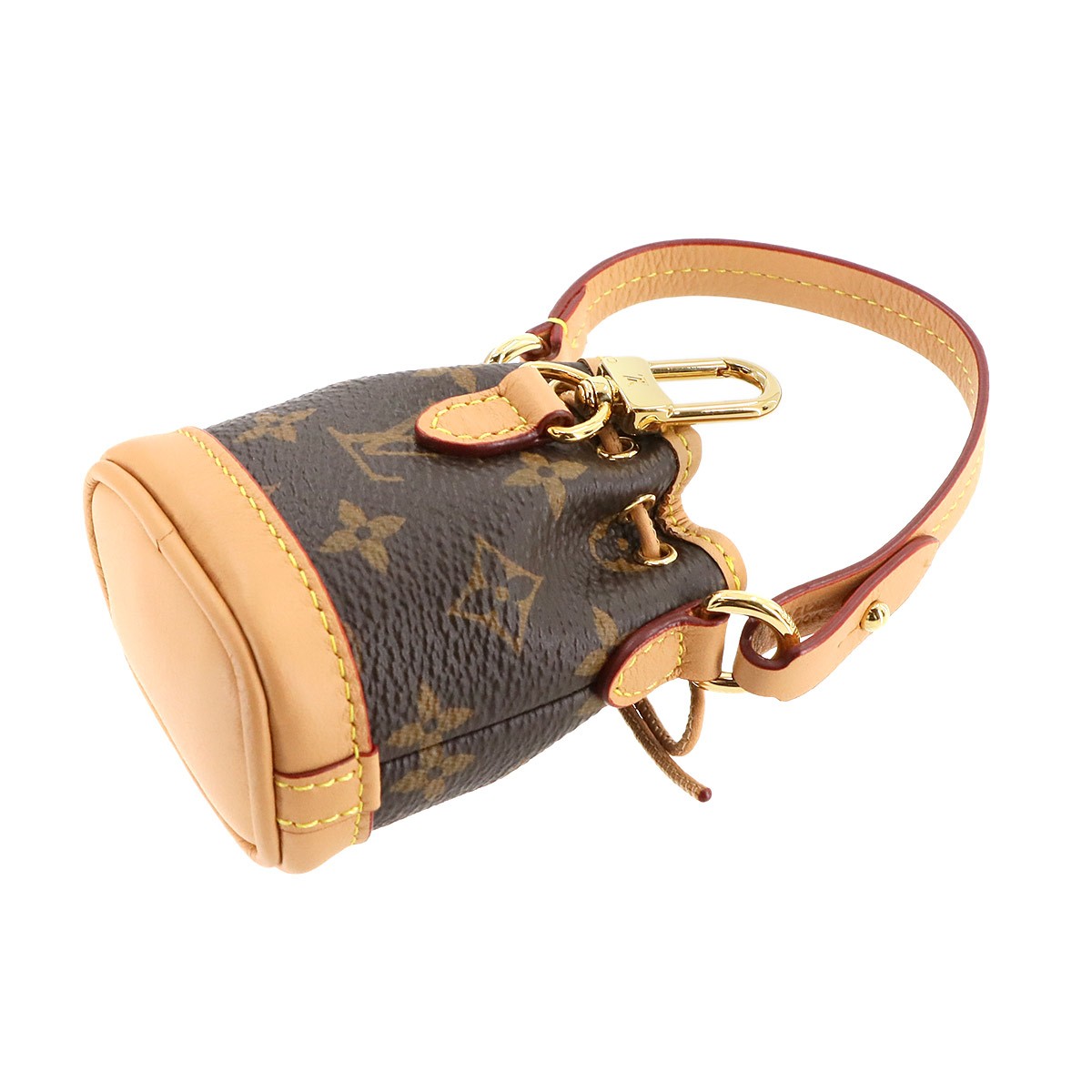 小物 Louis Vuitton Monogram M62017 LOUIS VUITTON Micro Noe Monogram Key Holder Bag Charm M00818