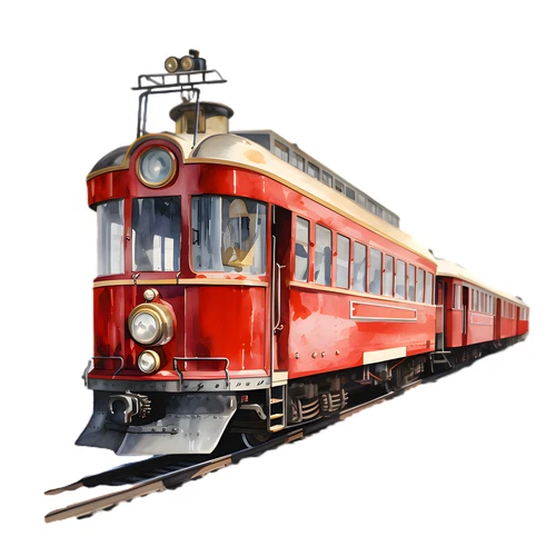 Train Self Adhesive Vinyl Waterproof Sticker
