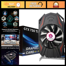 GTX 750Ti 4GB GDDR5 Graphics Card - High Performance Gaming, DirectX 12 Ready