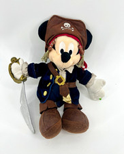 Disney Mickey Mouse Pirate Plush Stuffed Animal w/ Sword Small 6-14 in