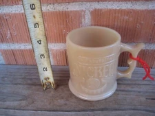 Vintage ** Advertising WHATABURGER *** Caramel Glass Mug USA