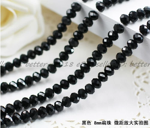 Wholesale Quality Czech Crystal Faceted Rondelle Spacer Beads 4MM 6MM 8MM 10MM - Picture 20 of 101