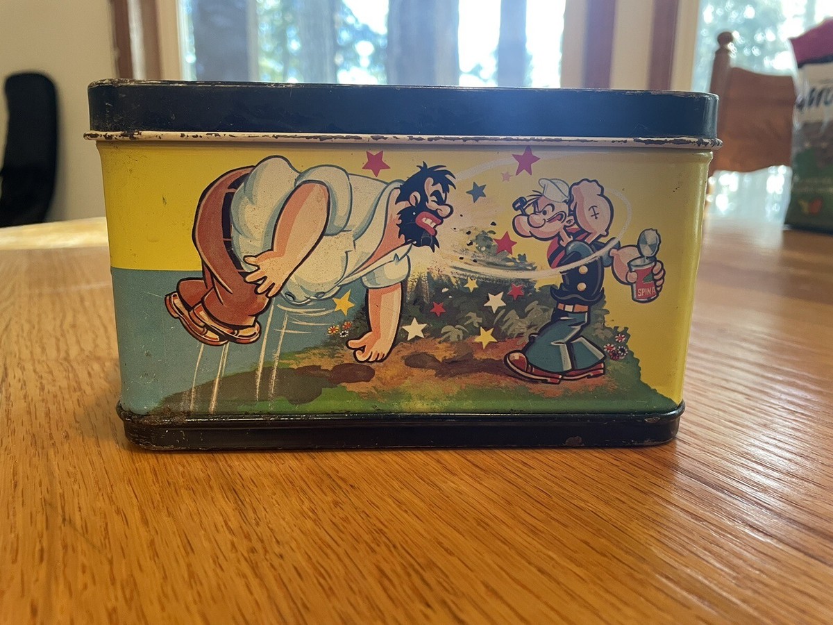 Popeye Vintage Metal Lunchbox, no thermos. 1964 King