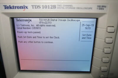 Tektronix TDS1012B 100MHz 1GS⁄s Two Channel Digital Storage
