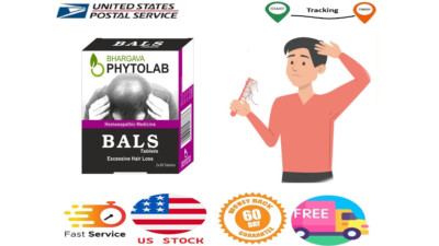 Bhargava Bals Tablet (120 tabs) For Hair Loss, Premature Graying and Dandruff