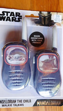 Star Wars The Mandalorian Baby Yoda Walkie Talkies Set 2 Way Radio Kids Toy New