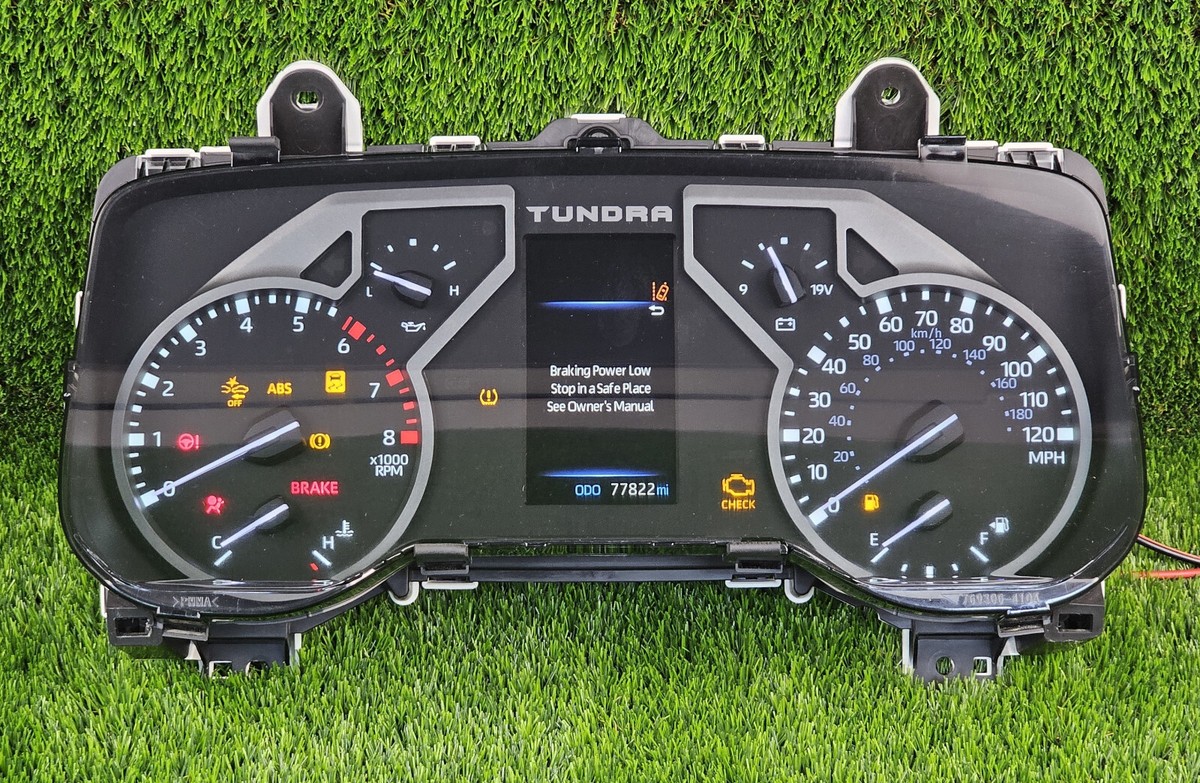 Toyota Tundra 2022 Instrument Cluster Speed meter gauges