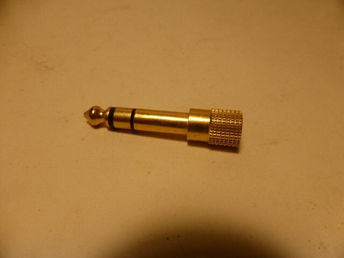 4 Adapter stereo Klinkenstecker 6,3mm Klinke Stecker 3,5mm Buchse Kopfhörer - Bild 9 von 10
