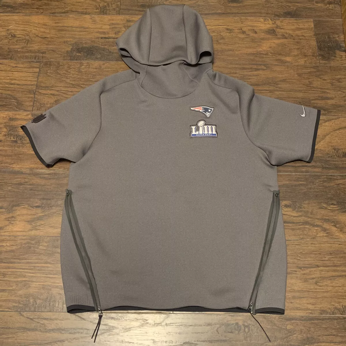 New England Patriots Nike Super Bowl LIII 53 Media Night Hoodie