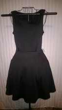FOREVER 21  Womens Size Small Black  Fit And Flare Dress NWT