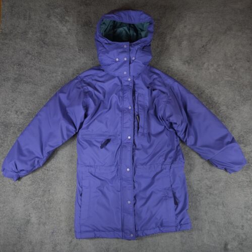 Vintage Patagonia Women's Winter Parka Jacket Hooded Purple/Blue - Size XS - 第 1/16 張圖片