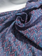 Blue/Maroon/Purple Upholstery Fabric - 2 Yards