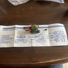 G.I.Joe PAC/RAT Machine Gun with Blueprint 1983 COMPLETE RARE Vintage Hasbro