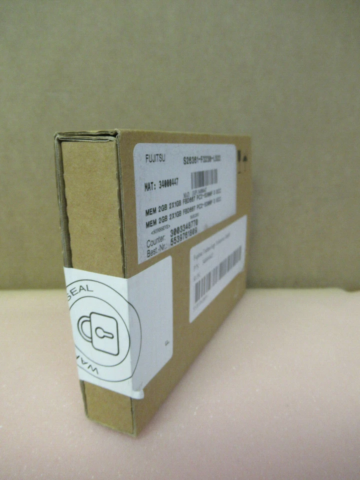 NEW Fujitsu 2GB 2x1GB DDR2-667 PC2-5300 ECC240-Pin Server RAM S26361-F3230-L522 - Image 4 of 4