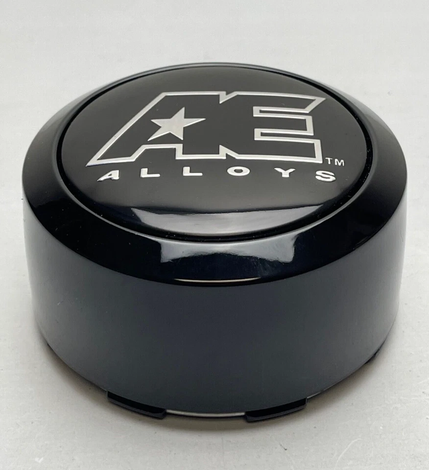 Tapa central de rueda American Eagle AE aleaciones negro brillante a presión 3307 AEWC Foto 2 de 3